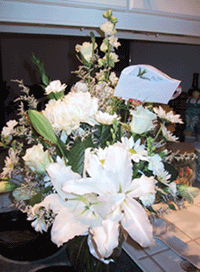 Bouquet from Chris & Sirena